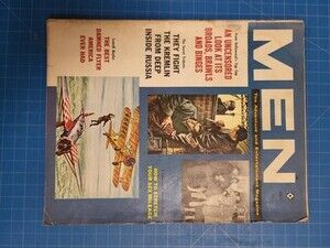 MEN Magazine September 1960 Adventure Entertainment Vintage Mens Interest Pulp